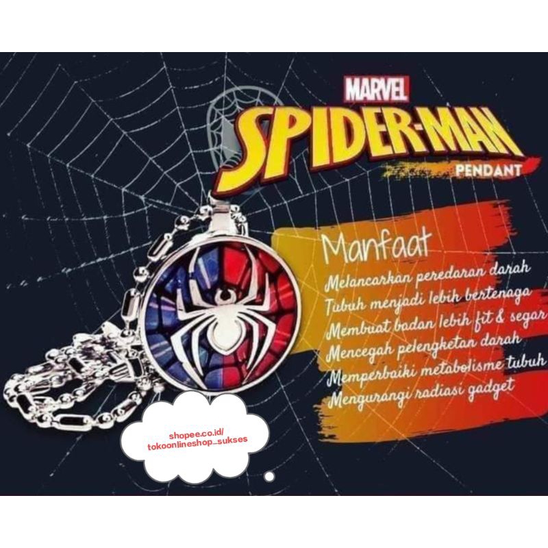 Kalung Spiderman mci