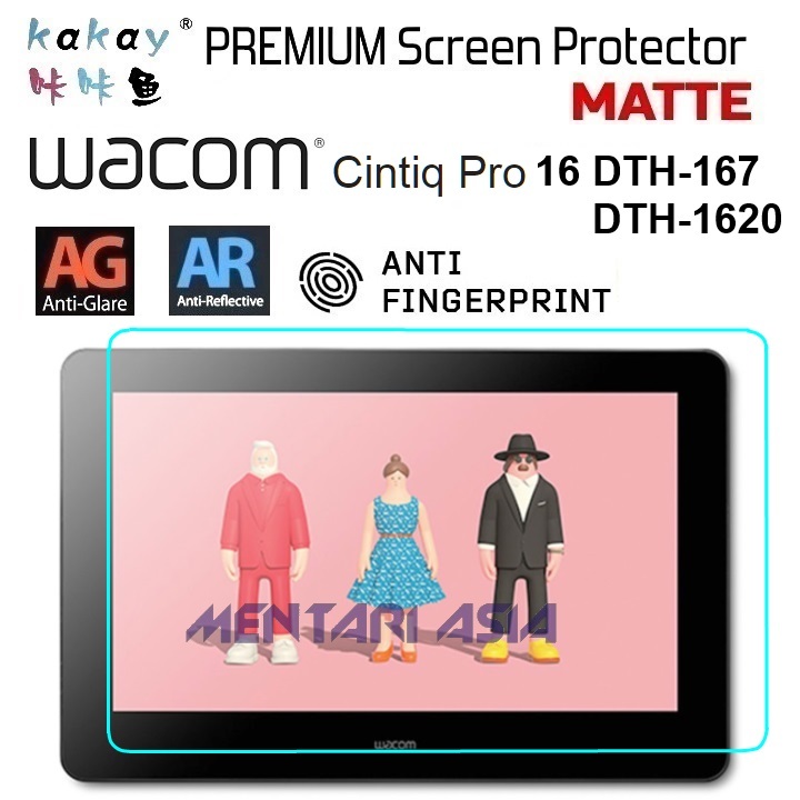 Screen Protector WACOM Cintiq Pro 16 DTH-167 DTH-1620 - KAKAY MATTE