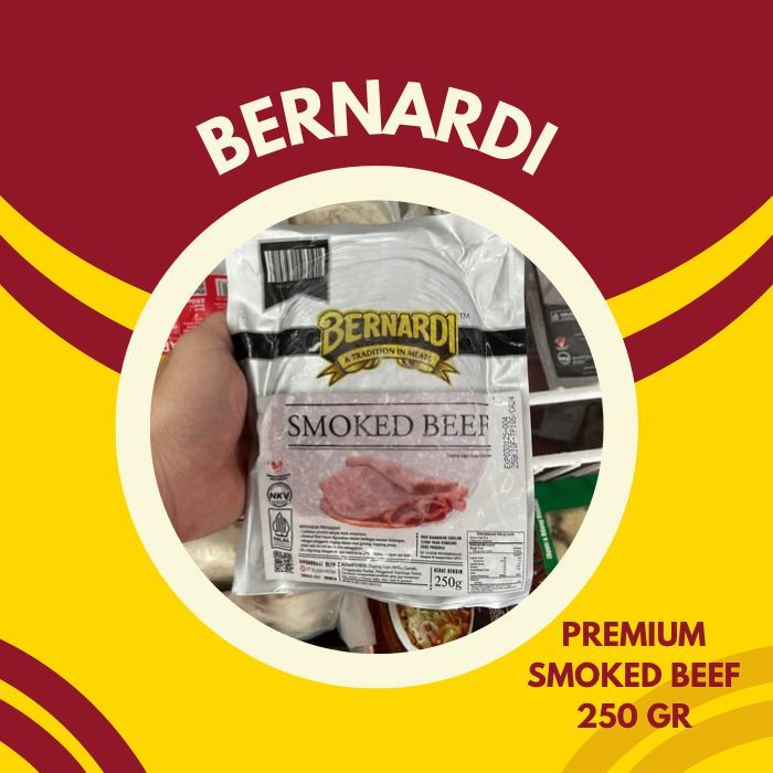 

Bernardi premium smoked beef 250 gr