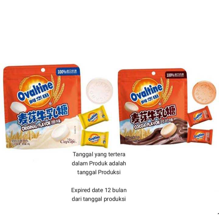

Permen Ovaltine Nougat Original & Cocoa 38 gram