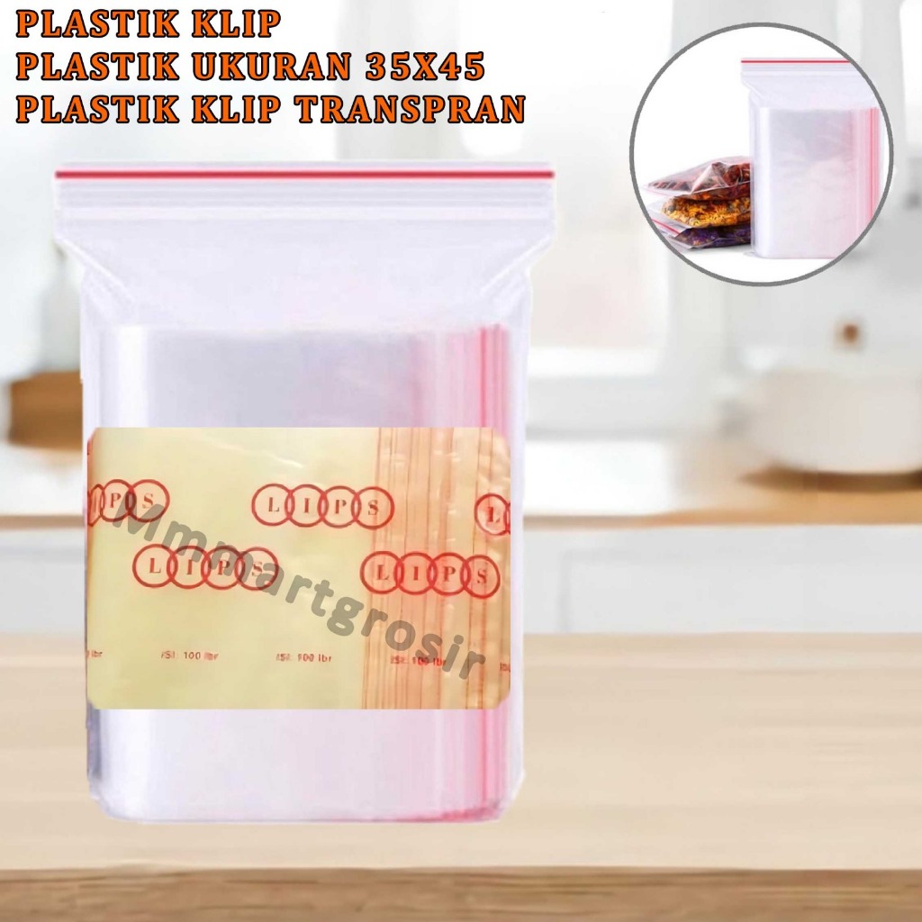 Plastik Klip 35x45 / Plastik Serbaguna / Plastik Isi 100 Lembar