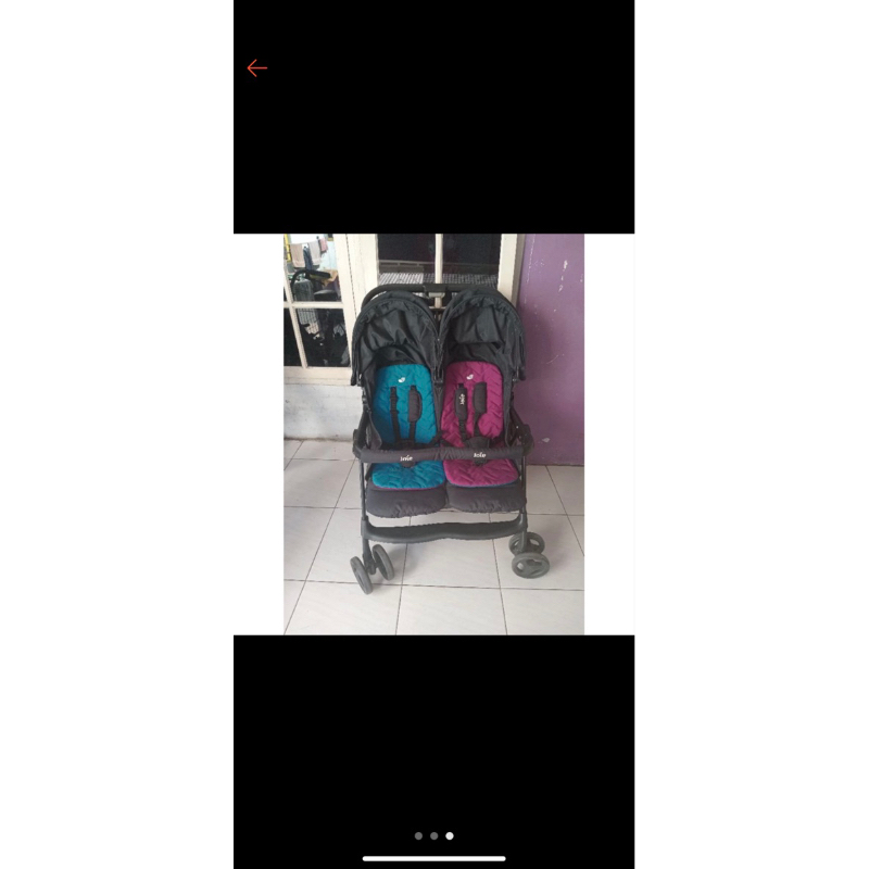 preloved stoller joie twins