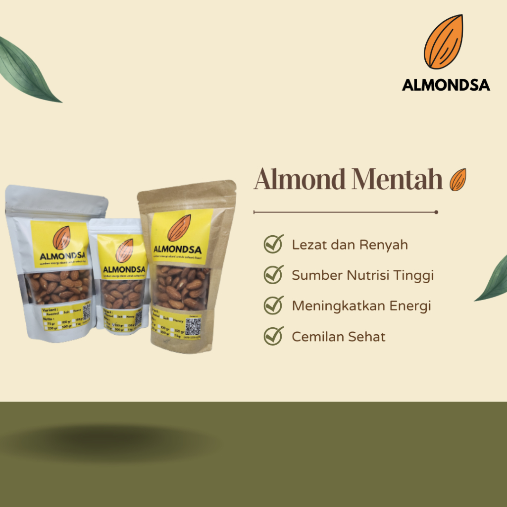 

Almond Mentah - Raw Almond