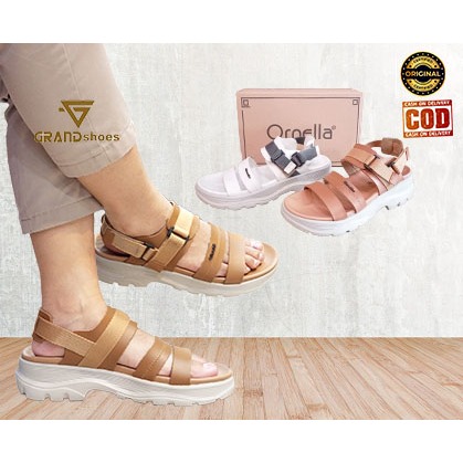 Ornella sandal sendal tali slop slip on casual kasual wanita perempuan Original