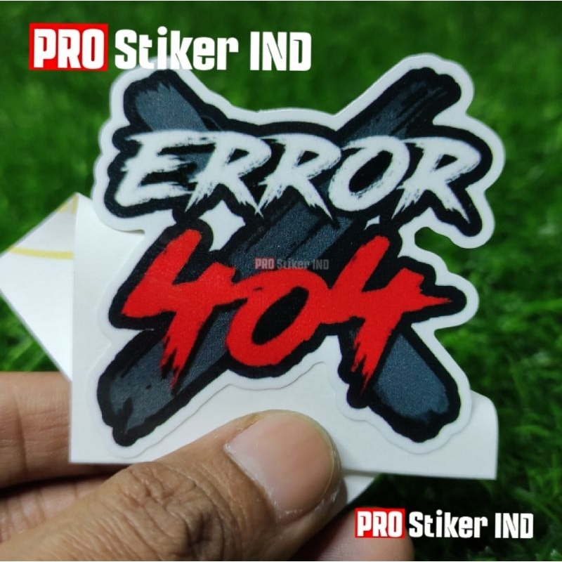 Stiker Error 404