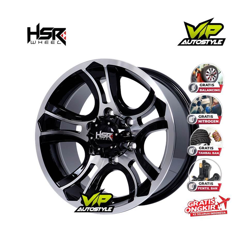 Velg mobil Ring 16 HSR PEAK Racing Ford Everest Strada Isuzu mux panther new dll