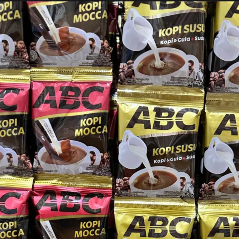 

Abc kopi susu moka renceng isi 10 sachet