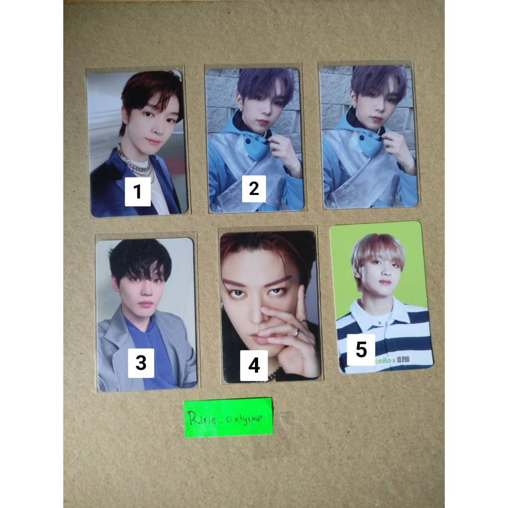 Photocard PC NCT Riize Official Sungchan Haechan Shotaro Chenle Yuta Jeno Album Past Future Resonanc