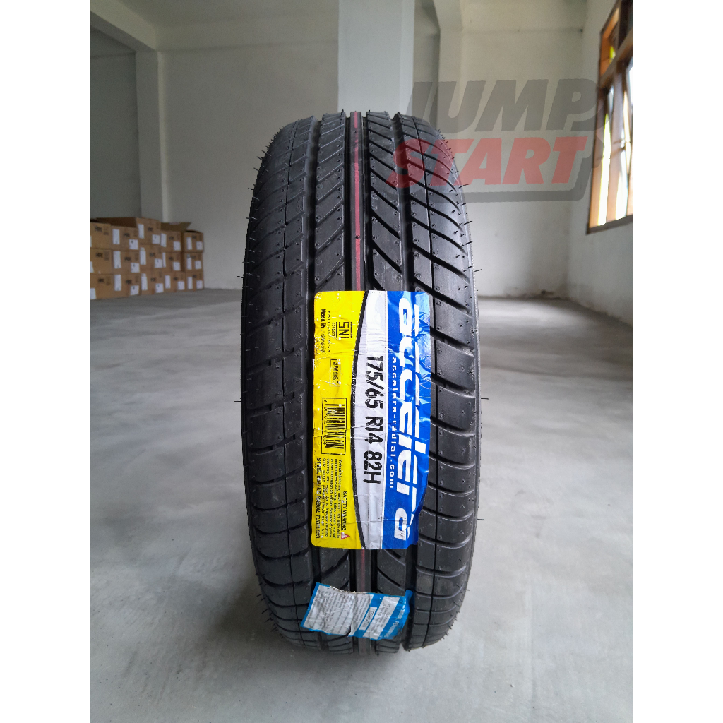 ban mobil standar brio agya calya ring14 ukuran 175 65 R14 accelera tubles ban mobil ring 14 awet tu