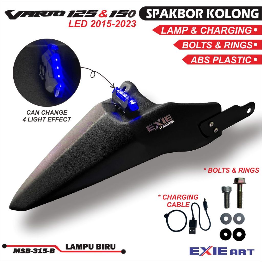 Spakbor Kolong VARIO 125 NEW 2023 -  Spakbor Belakang VARIO 125 NEW - Aksesoris Vario