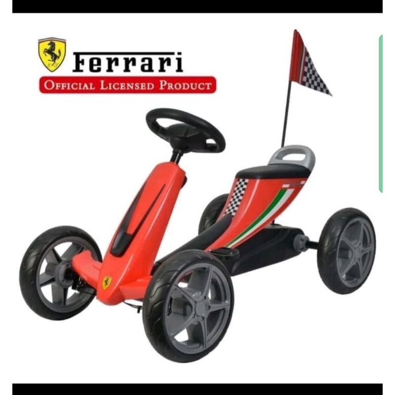 Preloved Sepeda Pliko | Scuderia Ferrari Pedal Go Kart
