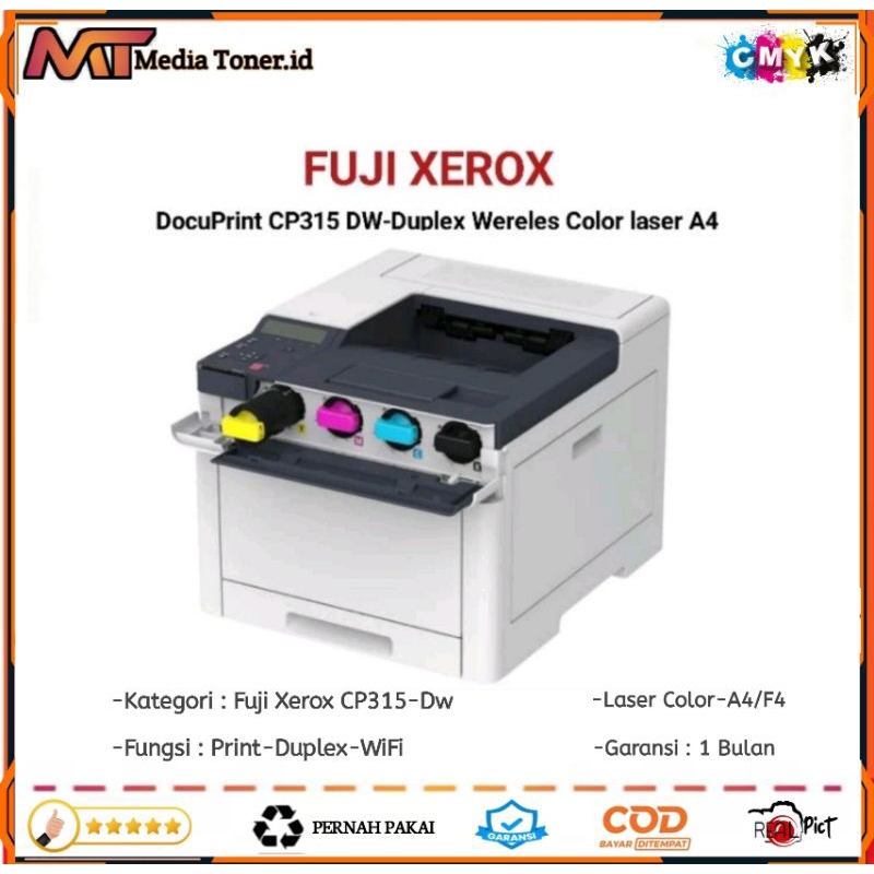Printer Fuji Xerox Docuprint CP315dw Duplex wireless