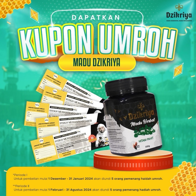 

DZIKRIYA Madu Herbal Hitam Pahit harga sudah termasuk INFAQ 1 murah