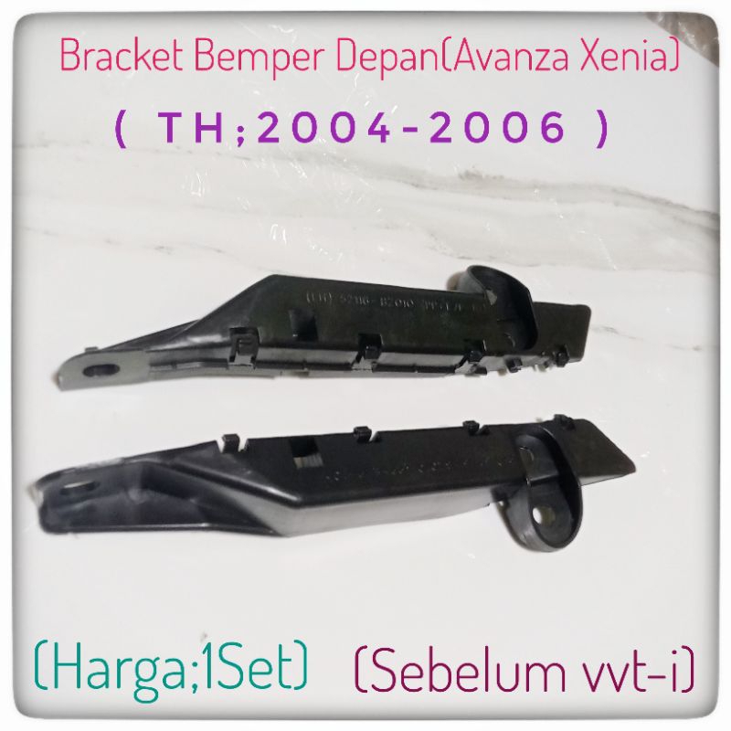 Bracket Bemper Depan Avanza Xenia 2004 2006 Support Bemper Depan Avanza Xenia Old Dudukan Bemper Dep