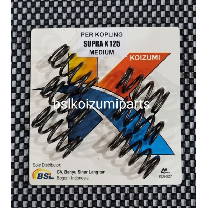 PERKOPLING KOIZUMI SUPRA X 125 MEDIUM HARD KOMPETISI