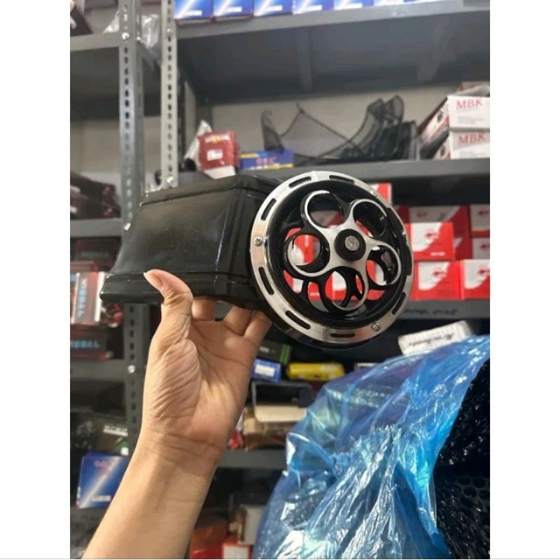 Tutup Kipas Hitam Fizr Plus Spiner Besi Kualitas