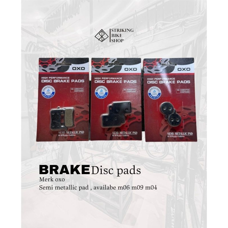BRAKE DISC PADS KAMPAS REM PAD CAKRAM SEPEDA MTB