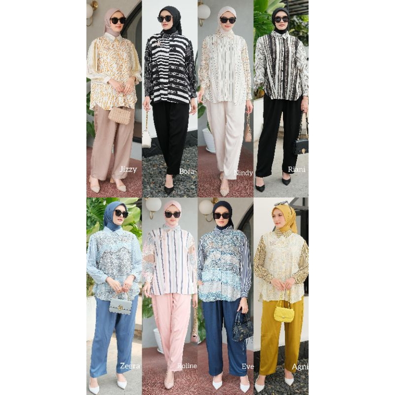 AIRA SET TERBARU & CARLY Set & Briana Set Ori by Eyberli