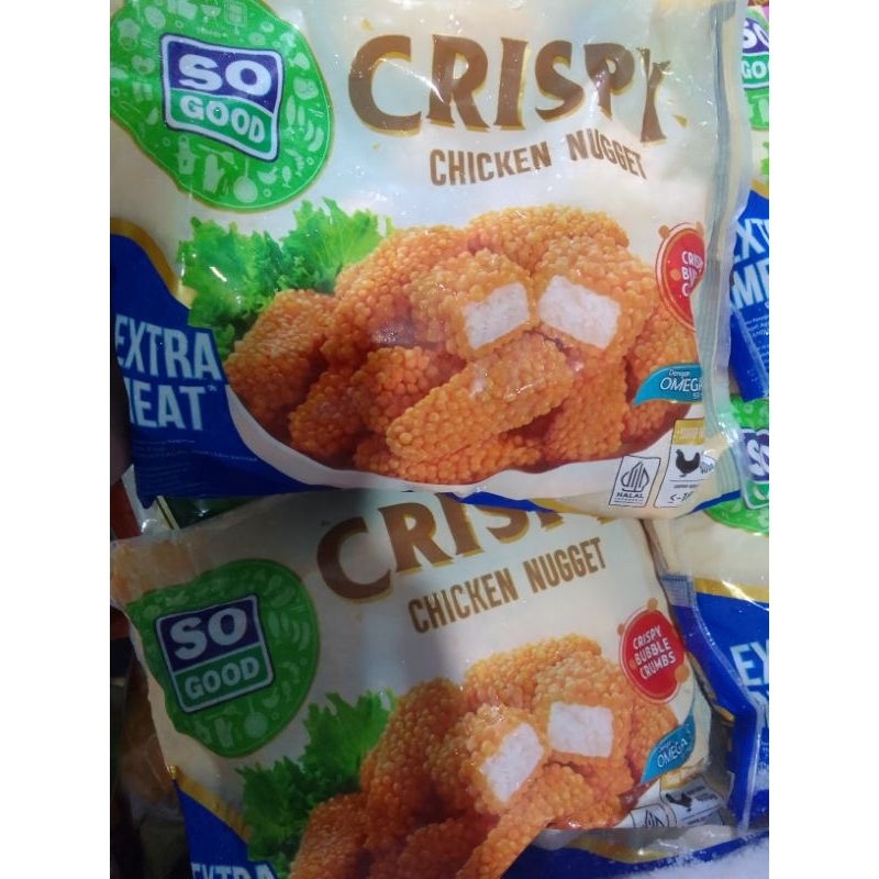 

so good chicken nugget crispy 400 gr