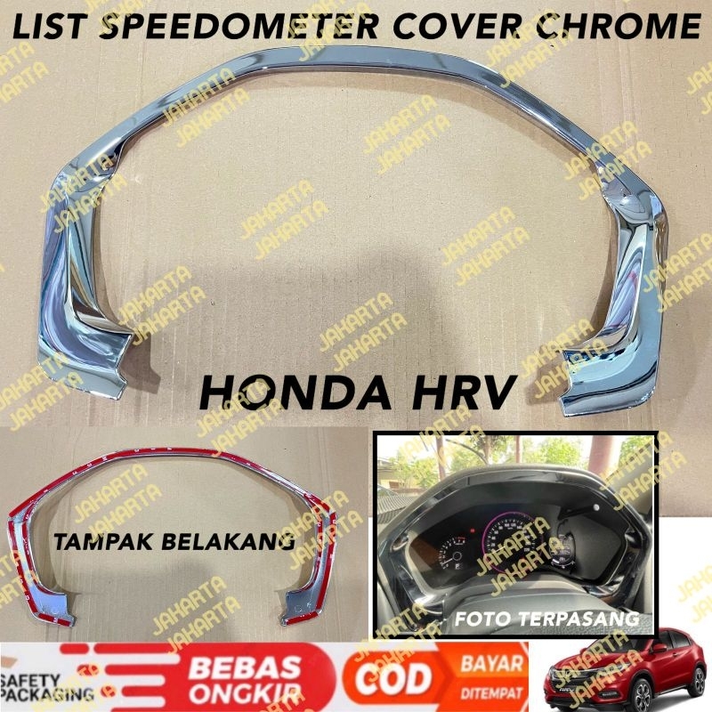 COVER STIR SPEEDOMETER HONDA HRV HR-V CHROME .