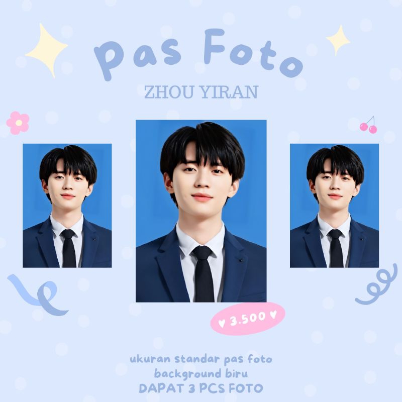 Pas Foto Zhou Yiran Aktor China