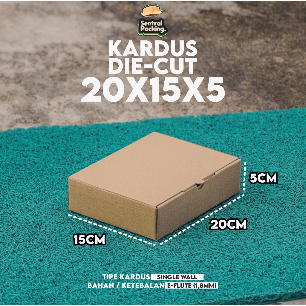 

Kardus Die-Cut Polos / 20x15x5 / Kardus Packaging / Kardus Souvenir / E-Flute (Min 5Pcs)