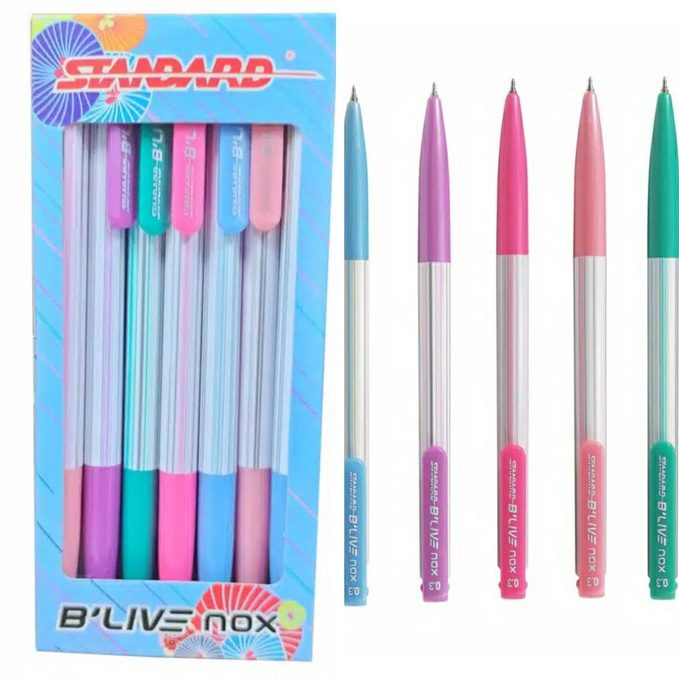 

Terbaru 1 PACK GEL PEN STANDARD BLIVE NOX 3 HITAM PULPEN STANDARD BLIVE NOX NKA