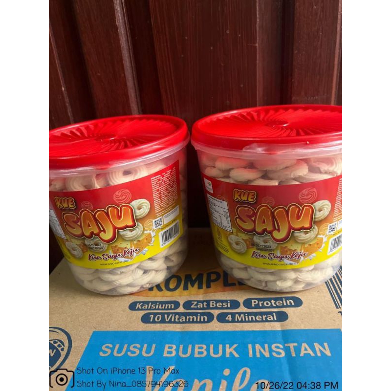 

Kue Sagu Keju Saju Toples Ukuran 470 Gram