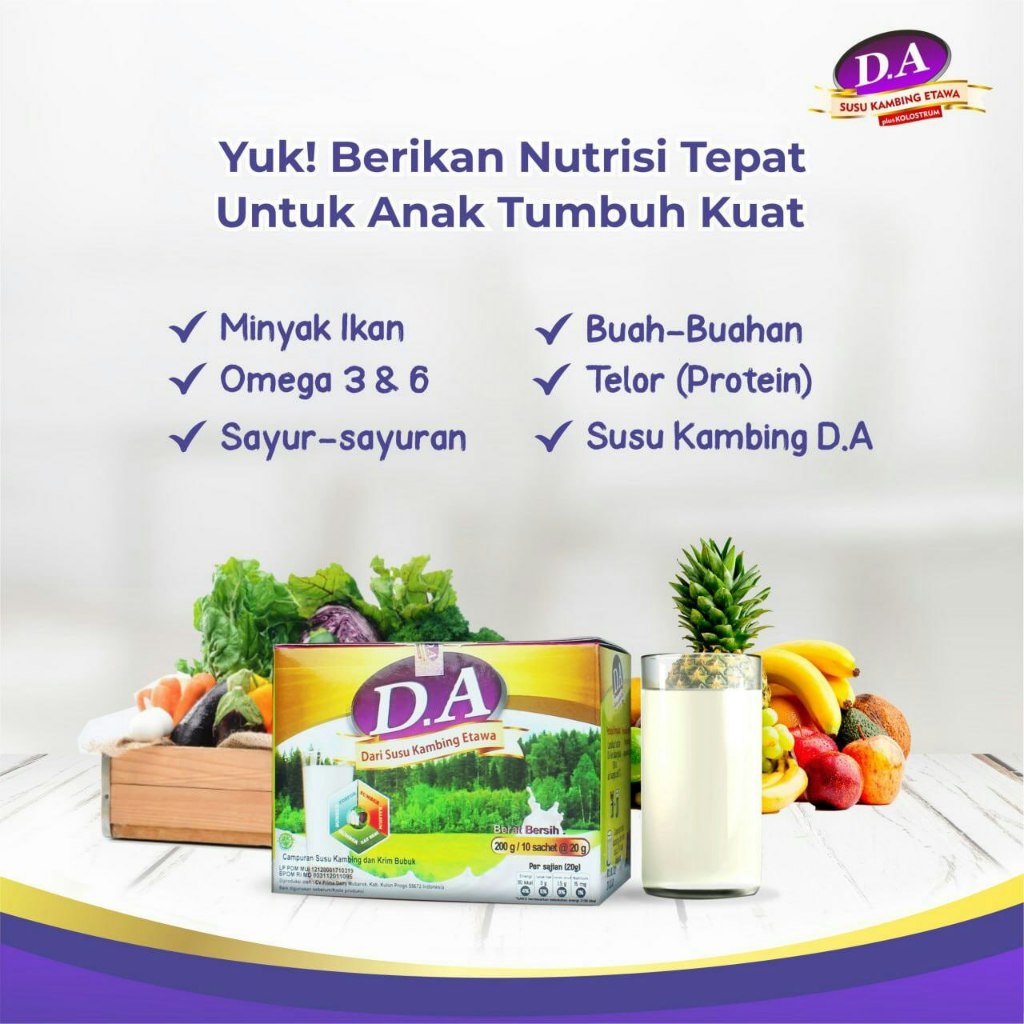 

NUTRISI ANAK TUMBUH sehat dan kuat - susu etawa 80% plus kolostrum - 200gr