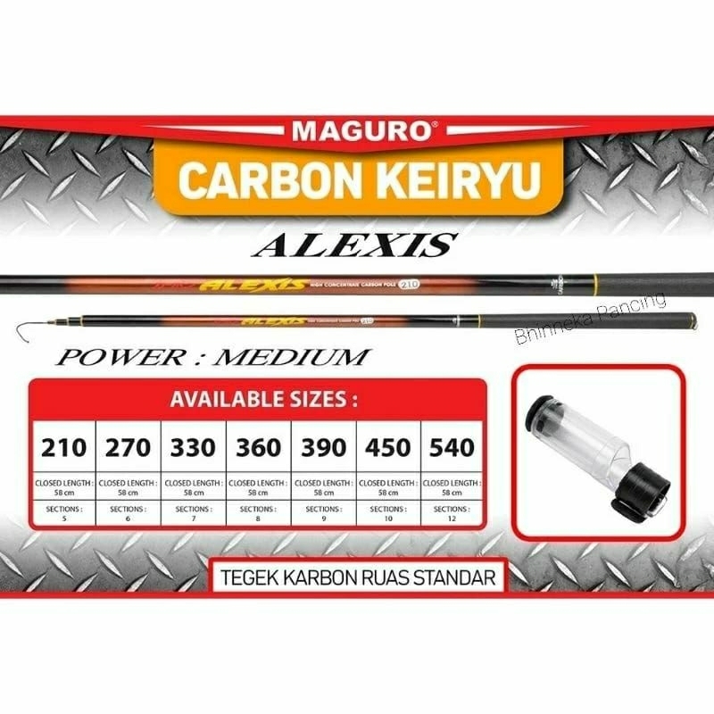 joran pancing tegek Maguro Alexis