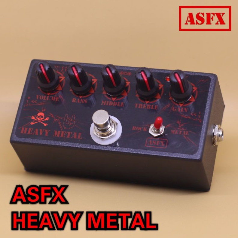 Star 1212 Efek gitar Heavy Metal Distortion ASFX murah guitar pedal stompbox metal zone distorsi AS 