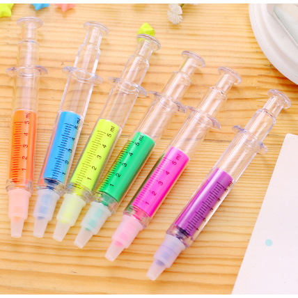 

Highlighter Tabung Suntik Pena Warna Penanda Pen Marker Stabilo Dpidol Lucu Unik S5 40