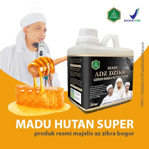 

MADU AADZ DZIKRO Lebah Madu HUTAN SUPER 500 gram |ORIGINAL 100%| HARGA GROSIR