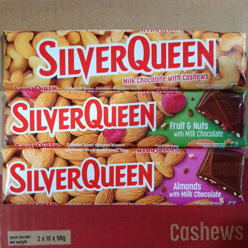 

Cokelat SilverQueen 58gr (Random)