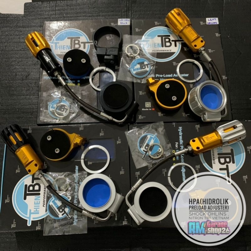 Hidrolik Preload Adjuster HPA CNC Per Shock Klik Fungsional Universal madein TBT Vietnam