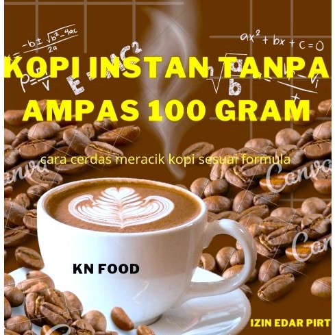 

kopi Instant Espresso Tanpa Ampas 100gr Spray Dried Coffee