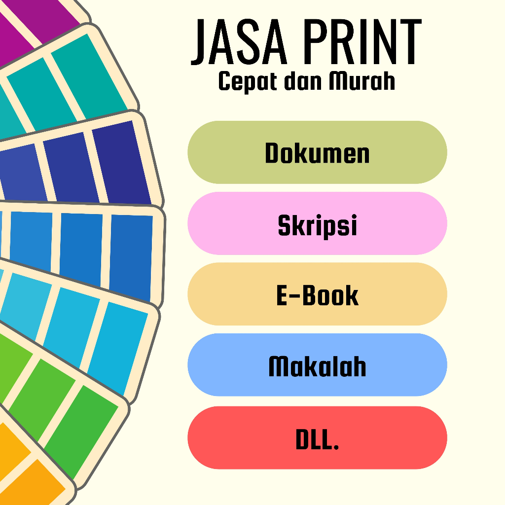 

JASA PRINT KERTAS HVS 80 GSM