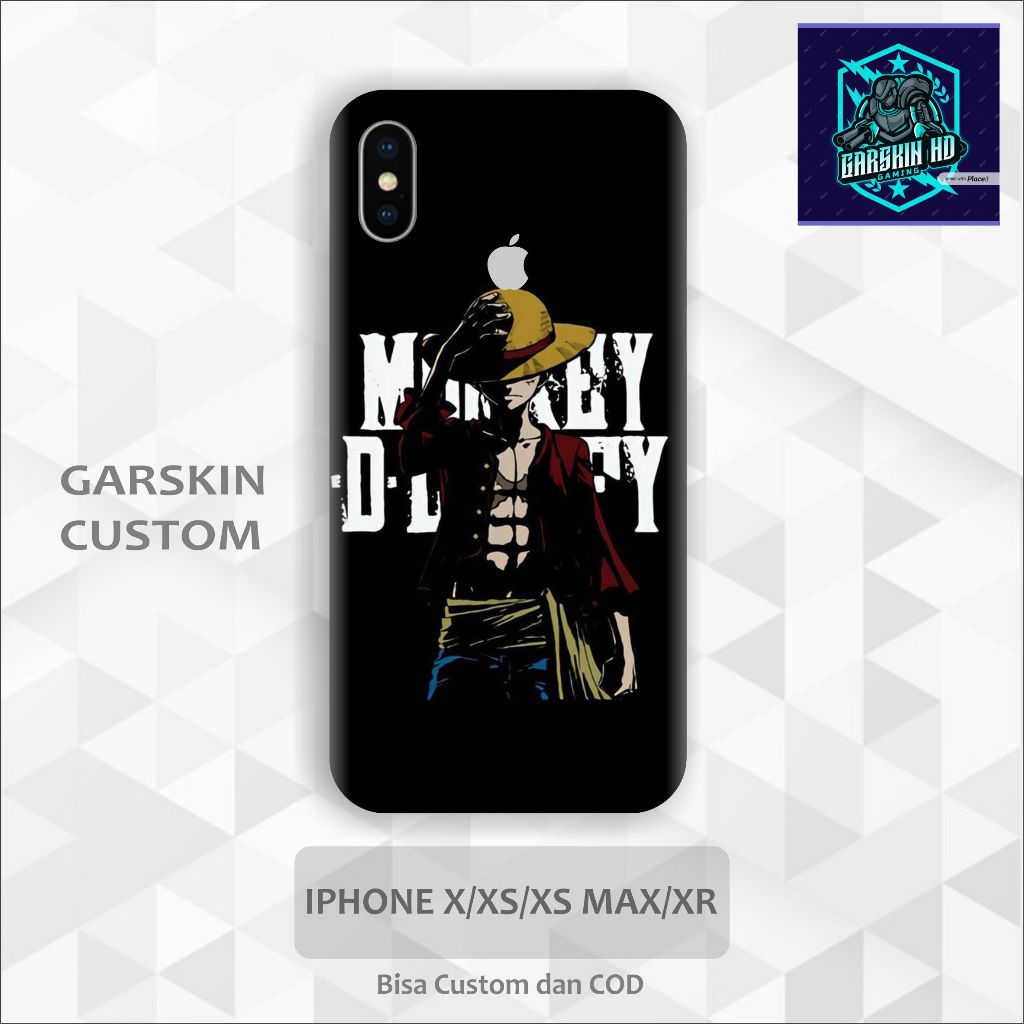GARSKIN STIKER IPHONE X/XS/XS MAX/XR PLUS PILIH VARIASI FULL BODY GET 2 PCS