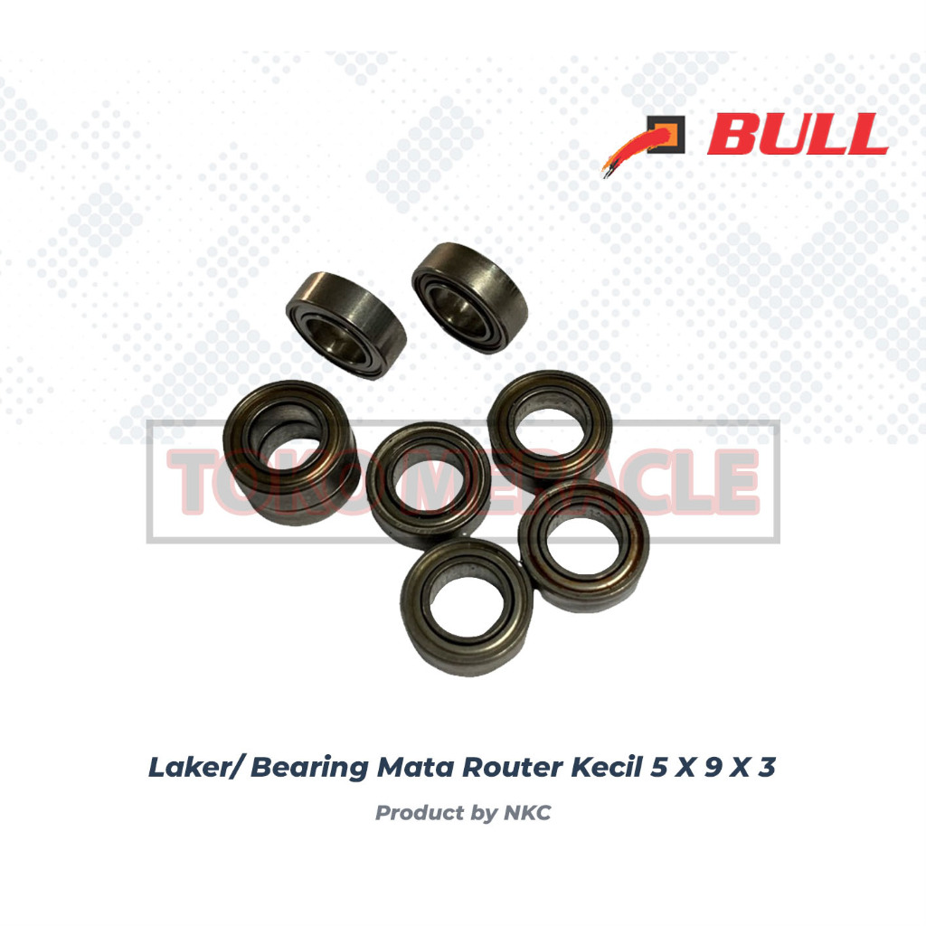 [1pcs] BULL Bearing Laker Mata Router Profil Kecil Besar - Bearing MT Router Kecil