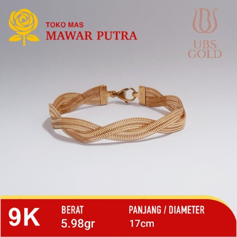 Gelang Milano Flexa UBS Gold 9K 420