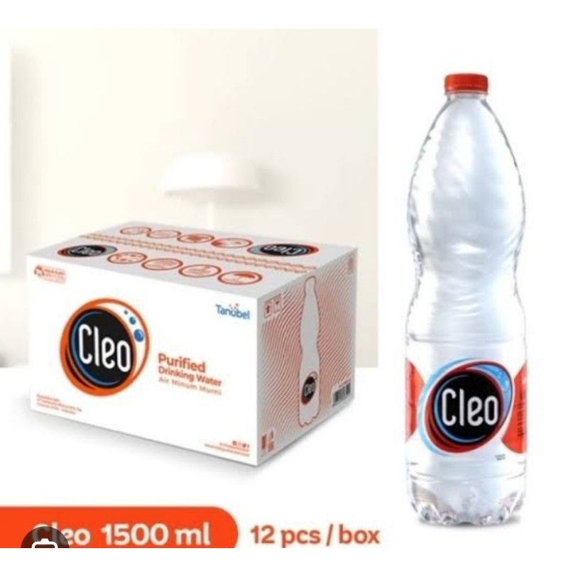 

Cleo air Mineral botol 1500 ml 1 dus isi 12 botol