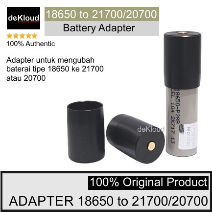 Baterai Adapter 18650 to 21700 / 20700 | batre adaptor ke battery