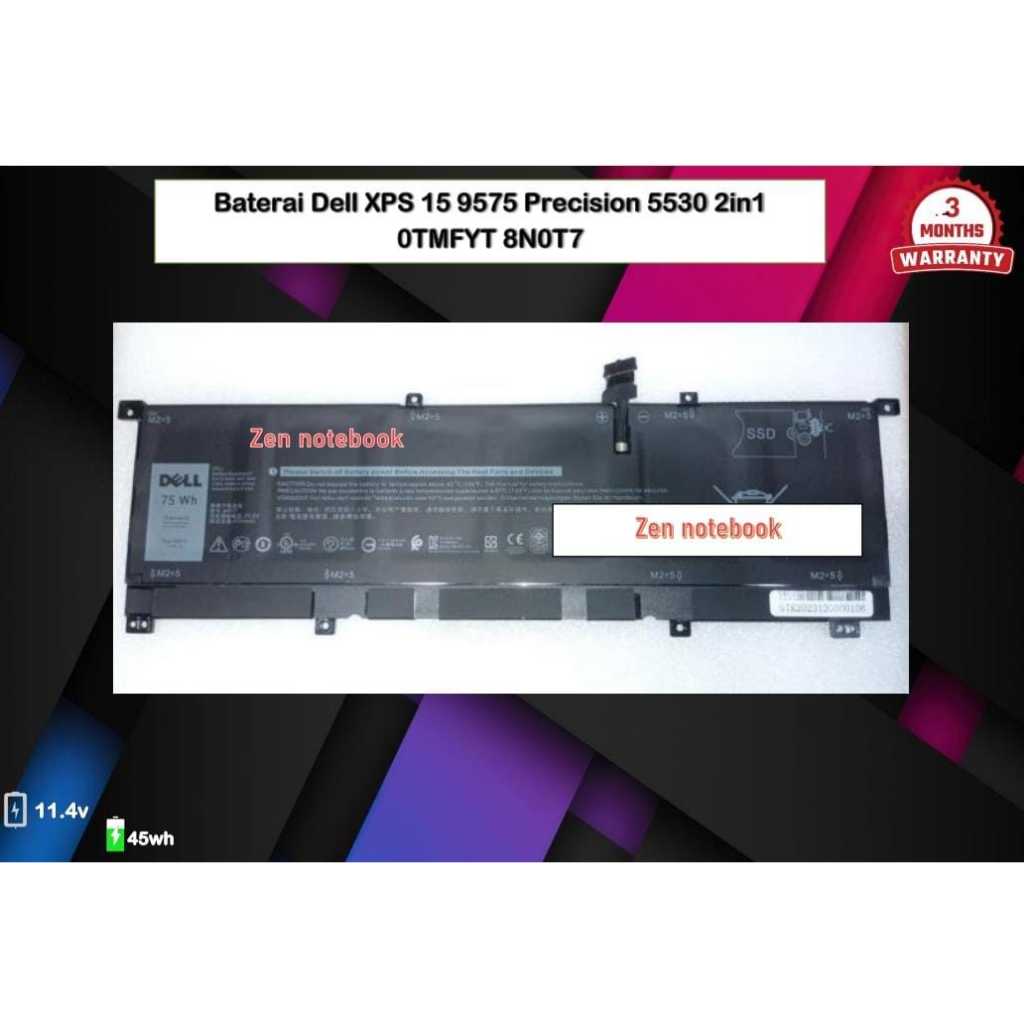Baterai Dell XPS 15 9575 Precision 5530 2in1 0TMFYT 8N0T7