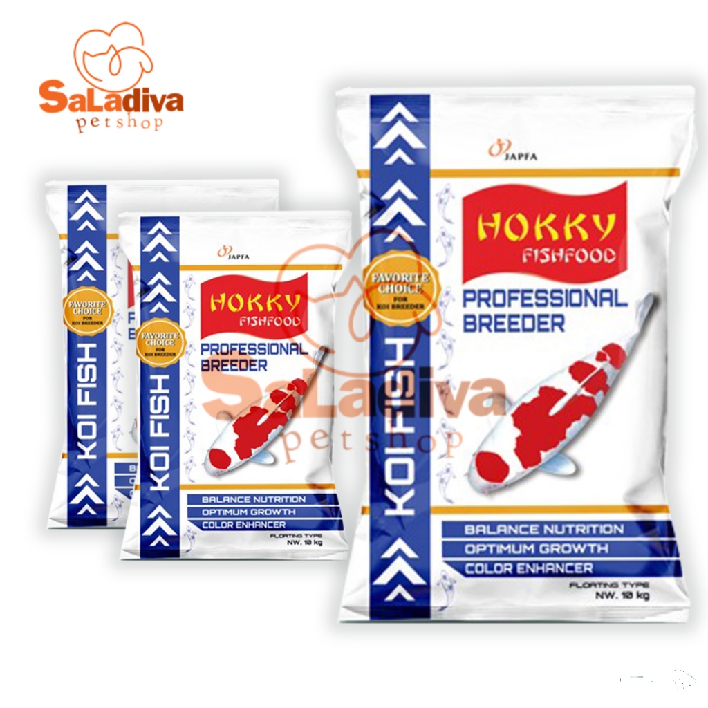 Hokky Profesional Breeder 10kg Makanan Ikan Koi