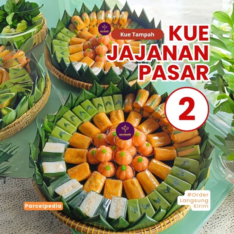 Paket Kue Tampah Kue Tradisional Parcelpedia Siap Kirim untuk Acara Hajatan Seserahan Lamaran Ulang 