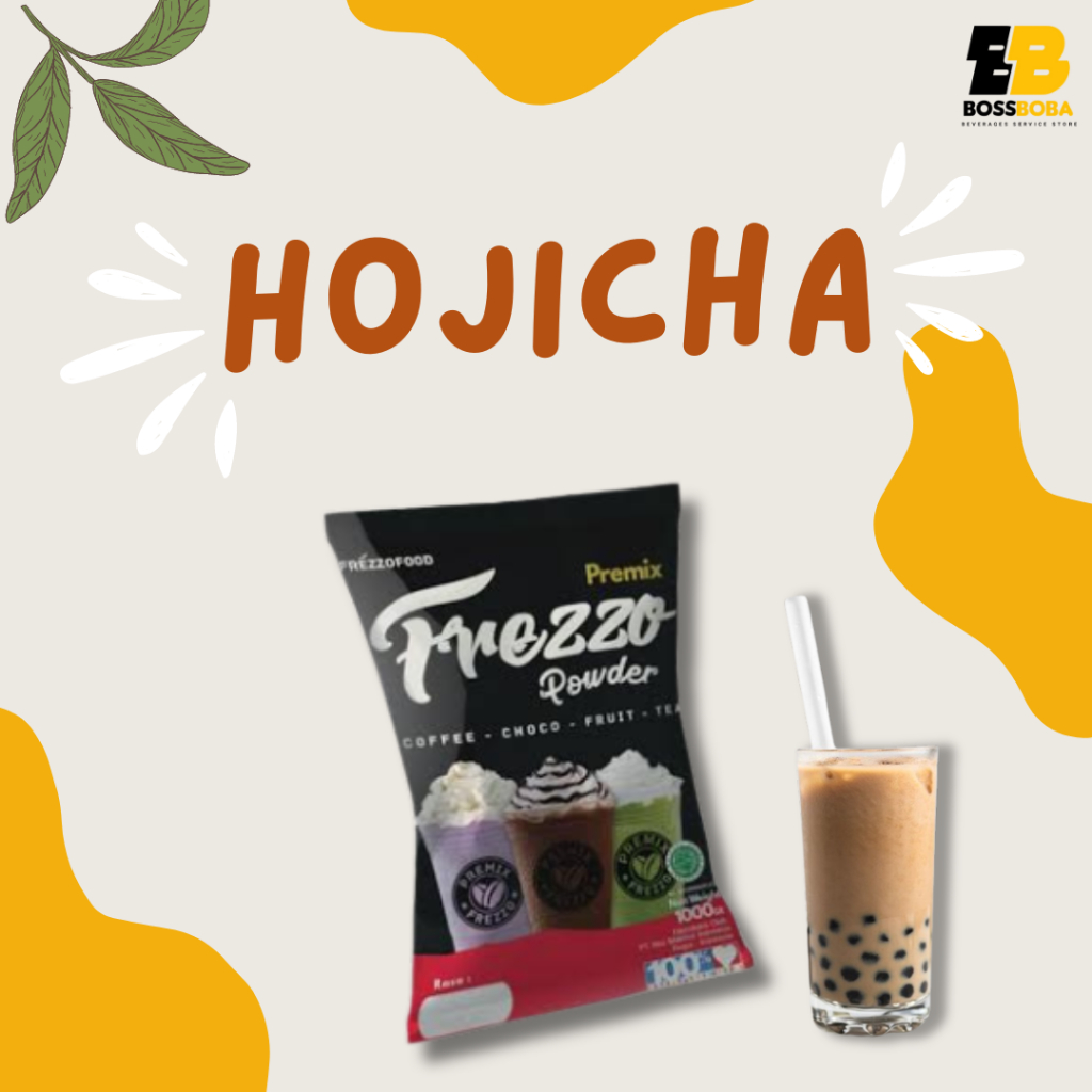 

Bubuk Minuman Rasa Hojicha Premix Frezzo Powder Drink 1kg/Minuman Kekinian Murah/Bossboba