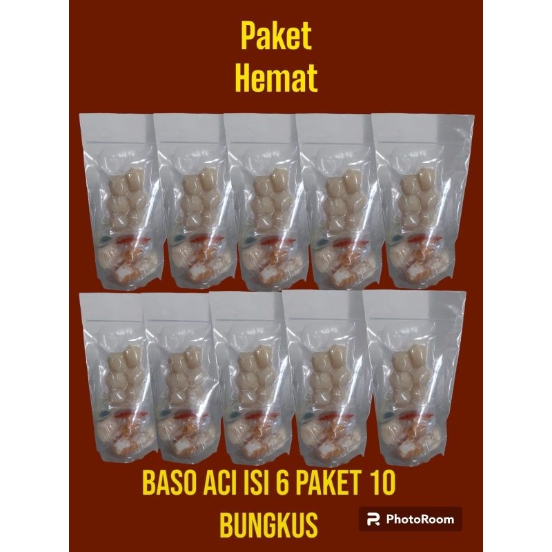 

Baso Aci Paket 10 pack Hemat / Baso Aci isian mercon isi 6