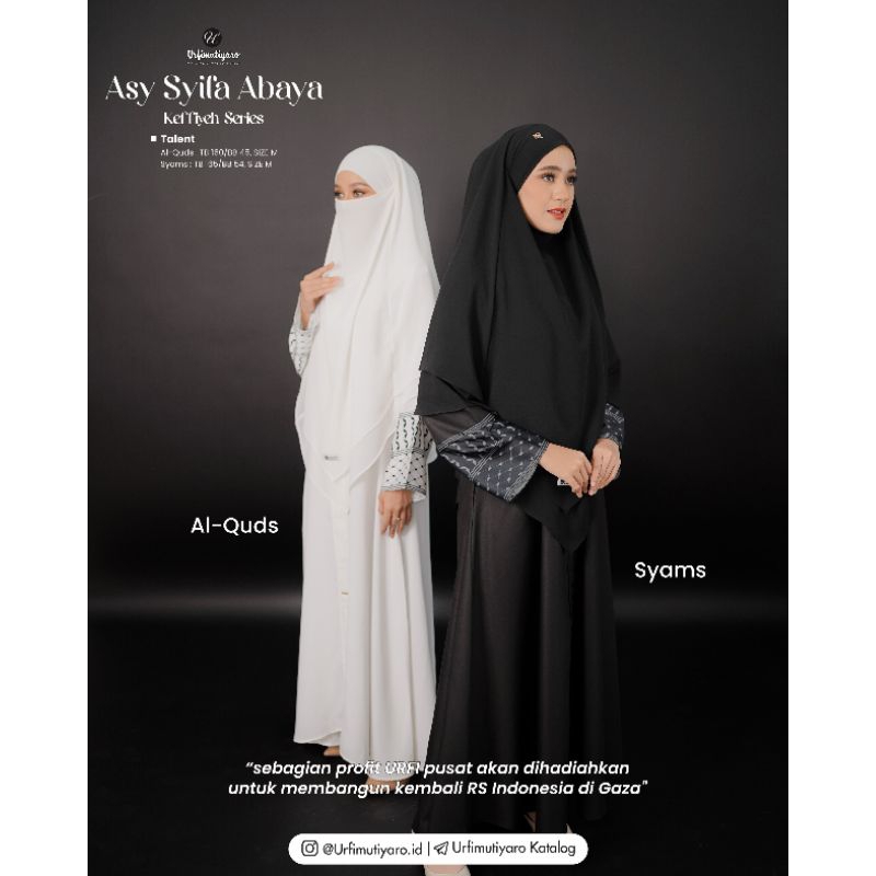 ASY-SYIFA ABAYA KEFFIYEH SERIES