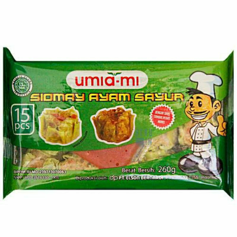 

Umiami Siomay Sayur 260 gr isi 15 pcs