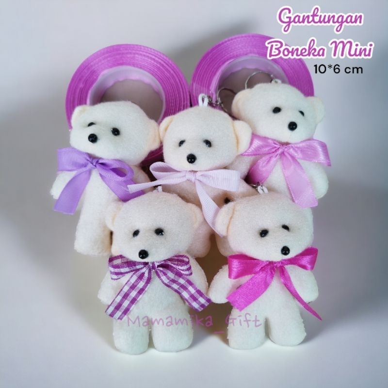 GANTUNGAN BONEKA MINI / BONEKA BUKET SPECIAL UNGU VIOLET